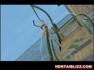 3d アニメの エロアニメ 護衛 取得 ファック バイ 巨大な tentac